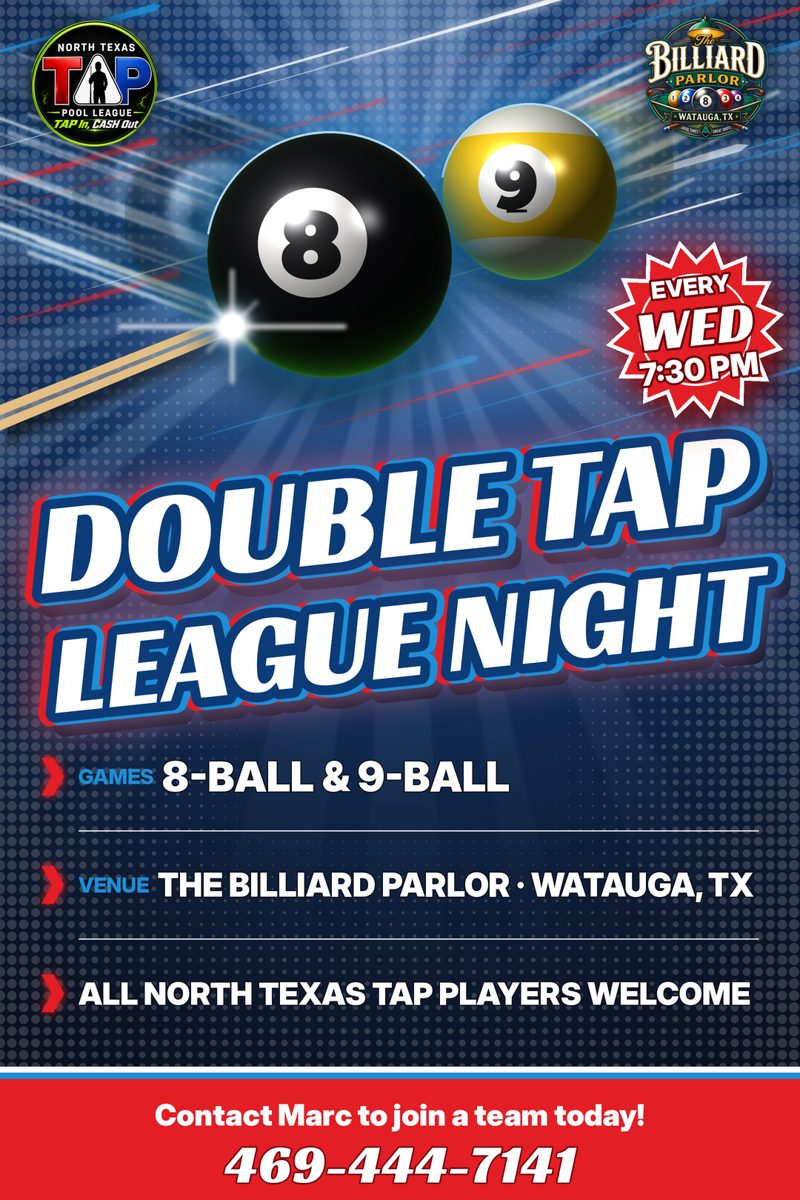 Double TAP Night flyer